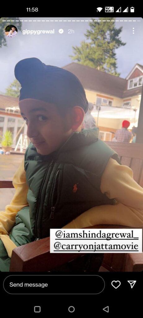 Shinda Grewal in Carry on Jatta 3 Filmi Bytes